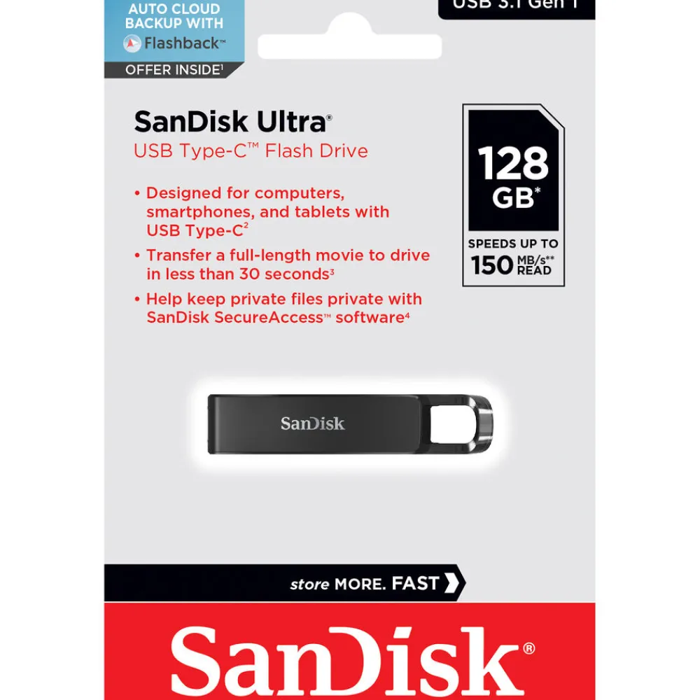 Online 128GB Ultra USB Type-C Flash Drive Pocket Usb Drives