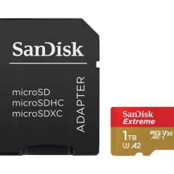Sale 1TB Extreme UHS-I microSDXC Memory Card with SD Adapter Memory Cards|Memory Cards