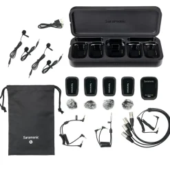 Hot Blink 500 ProX B8 4-Person Digital Camera-Mount Wireless Microphone System (2.4 GHz) Wireless Audio Systems