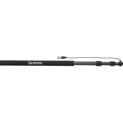 Sale Boompole Light Universal 3-Section Carbon Fiber Boompole with Internal Coiled XLR Cable (8.2 ft.) Microphones Accessories