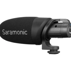 Hot CamMic+ Battery-Powered Camera-Mount Shotgun Microphone for DSLR Cameras and Smartphones Microphones