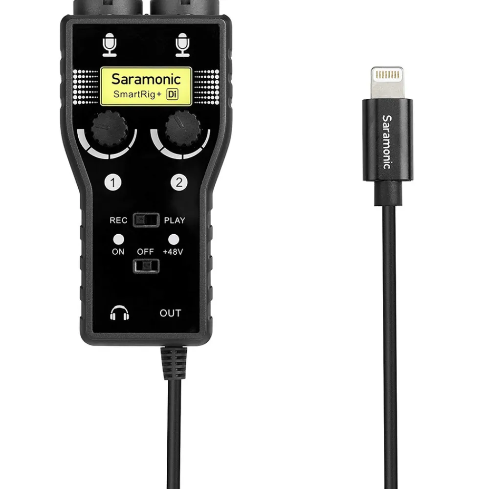 Discount SmartRig+ Di Two-Channel Mic and Guitar Interface with Lightning Connector for iOS Devices Pro Audio Mixers