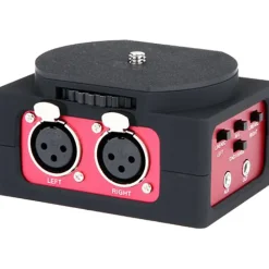 Online SR-AX101 - 2-Channel Passive Audio Adapter for DSLR Cameras Pro Audio Mixers