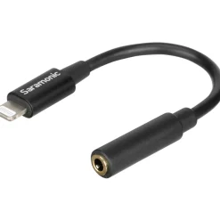 Fashion SR-C2002 3.5mm TRRS Female to Lightning Adapter Cable for Audio to/from iPhone (3 in.) Microphones Accessories