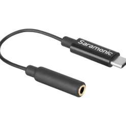 Hot SR-C2003 3.5mm TRS Female to USB-C Adapter Cable for Mono/Stereo Audio to USB-C Device (3 in.) Microphones Accessories