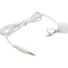 Discount SR-M1 Omnidirectional Lavalier Microphone Cable with 3.5mm TRS Connector (White) Microphones