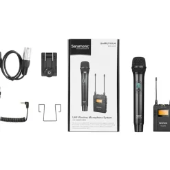 Clearance UWMIC9RX9+HU9 Dual-Channel Wireless Handheld Microphone System (514 to 596 MHz) Wireless Audio Systems