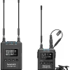 Best UWMIC9S Mini KIT1 Compact Camera-Mount Wireless Omni Lavalier Microphone System (514 to 596 MHz) Wireless Audio Systems