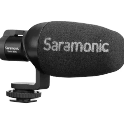 Hot Vmic Mini Compact Camera-Mount Shotgun Microphone for DSLR Cameras and Smartphones Microphones