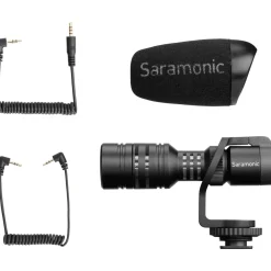 Hot Vmic Mini Compact Camera-Mount Shotgun Microphone for DSLR Cameras and Smartphones Microphones