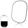Best 60" x 72" Collapsible Illuminator Background - Black/White Collapsible Backgrounds