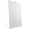 Hot 5 x 7 ft. Backdrop Travel Kit (White) Fabric Backgrounds