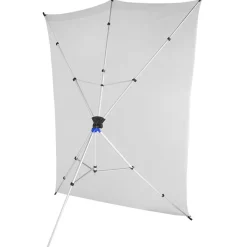 Hot 5 x 7 ft. Backdrop Travel Kit (White) Fabric Backgrounds