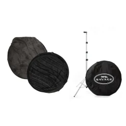 Discount Collapsible Backdrop (Dark Planks/Light Gray) Kit Collapsible Backgrounds