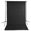 New Economy Background Support Stand with Black Backdrop Fabric Backgrounds