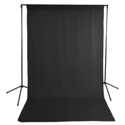 New Economy Background Support Stand with Black Backdrop Fabric Backgrounds
