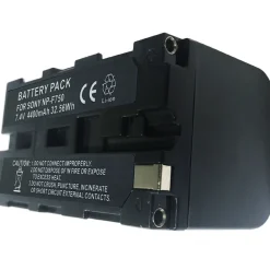 Best 2-Pack of NP-F750 Lithium-Ion Batteries with Charger for LED Lights Portable Strobe Lighting