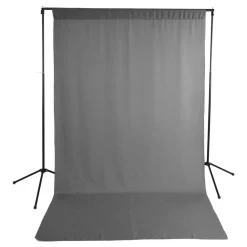 Hot 5X9 Ft. Wrinkle-Resistant Poly Background (Gray) Fabric Backgrounds