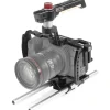Fashion Camera Cage with 15mm Rod System for Blackmagic Pocket Cinema 4K Camera Support Systems