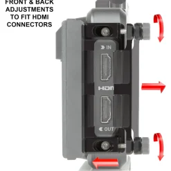 Best HDMI Lock System for 5 in. Atomos Ninja V Recording Monitor Camera Support Accessories