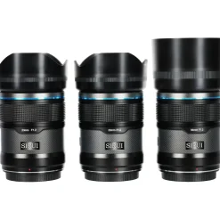 Fashion Sniper f/1.2 Autofocus 3-Lens Kit (Sony E, Black) Wide Angle