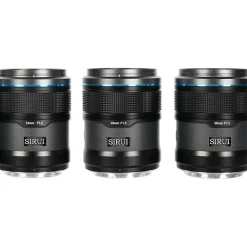 Fashion Sniper f/1.2 Autofocus 3-Lens Kit (Sony E, Black) Wide Angle