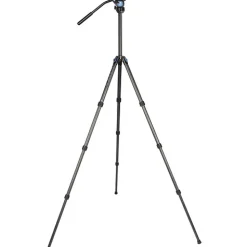 Sale ST124 4-Section Carbon Fiber Tripod & VA-5 X Fluid Head Kit Video Tripods & Supports
