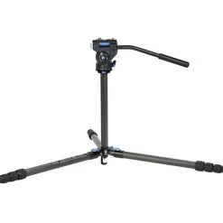Sale ST124 4-Section Carbon Fiber Tripod & VA-5 X Fluid Head Kit Video Tripods & Supports