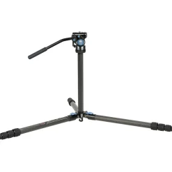 Best Standard Series 4-Section Carbon Fiber Tripod Kit with Ultracompact Video Head Tripod Kits