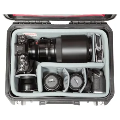 New iSeries 1309-6 Case With Photo Dividers & Lid Foam (Black) Hard Cases & Large Bags