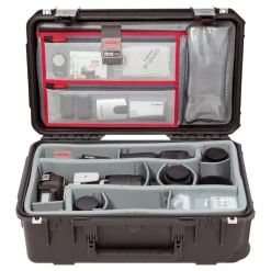 Sale iSeries 2011-7 Case with Photo Dividers and Lid Organizer (Black) Hard Cases & Large Bags