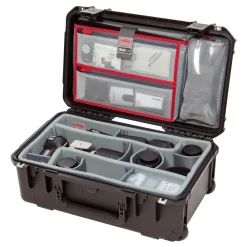 Sale iSeries 2011-7 Case with Photo Dividers and Lid Organizer (Black) Hard Cases & Large Bags