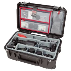 Sale iSeries 2011-7 Case with Photo Dividers and Lid Organizer (Black) Hard Cases & Large Bags