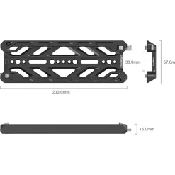 Sale 8 in. Lightweight ARRI-Standard Dovetail Plate Camera Support Accessories