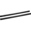 Outlet 12 in. 15mm Aluminum Rod (Pair, Black) Camera Support Accessories