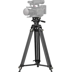 Clearance AD-01 Heavy-Duty Tripod with Fluid Head Video Tripods & Supports