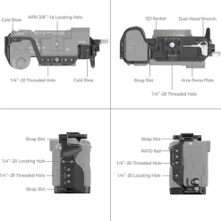 Online Cage Kit for Sony a7C II and 7CR Camera Support Systems