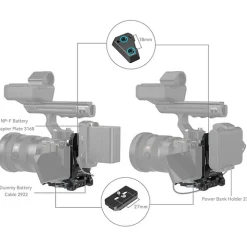 Fashion Compact V-Mount Battery Mounting System Camera Support Accessories