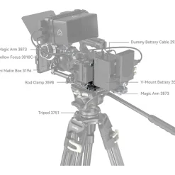 Fashion Compact V-Mount Battery Mounting System Camera Support Accessories