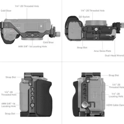 Outlet Full Cage Kit for Sony ZV-E1 Camera Support Systems