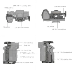 Discount HawkLock Quick Release Advanced Cage Kit for Sony a7R V, a7 IV & a7S III Camera Support Systems