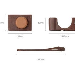 Clearance Leather Half Case Kit for Fujifilm X100VI Camera Bags