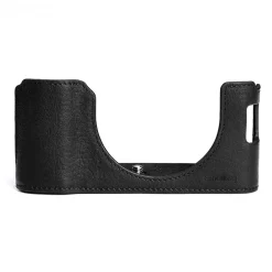 Online Leather Half Case Kit for Fujifilm X100VI (Black) Camera Bags