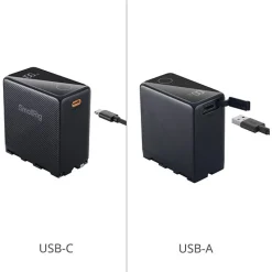 Fashion L-Series/NP-F970 USB-C Rechargeable Camera Battery (Black) Batteries & Power