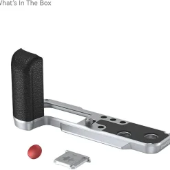 Outlet L-Shape Grip for FUJIFILM X100VI/X100V (Silver) Batteries & Adapters