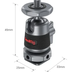 Best Mini Ball Head with Removable Cold Shoe Mount (Pair) Camera Support Accessories