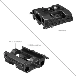New 15mm Dovetail Baseplate Camera Support Accessories