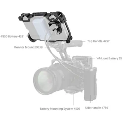 Hot Monitor Cage Kit for Atomos Shinobi II Camera Support Systems