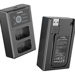 New NP-FW50 2-Battery Kit with Dual Charger Batteries & Adapters