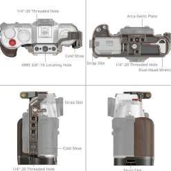 Hot Retro Cage for Fujifilm X-T50 Camera Support Systems